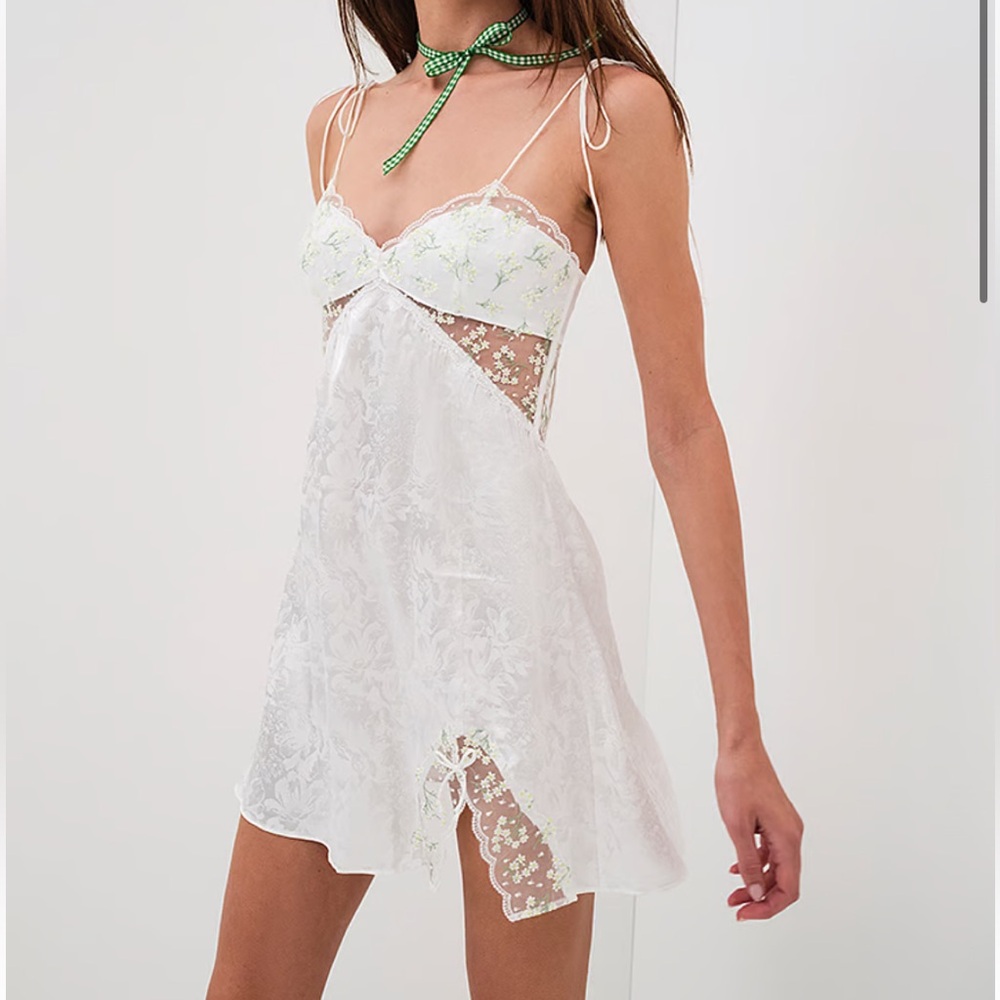 For Love And Lemons Baby’s Breath Slip Dress